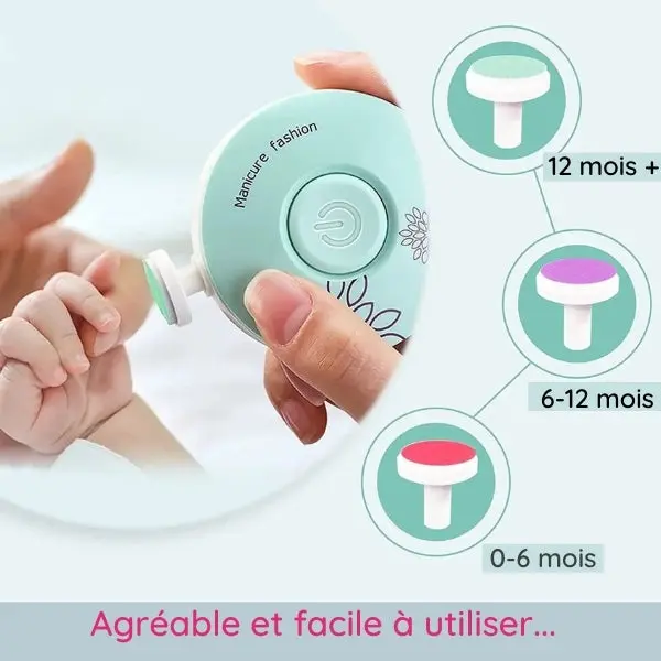 Coupe ongles électrique pour Bébé NailsCare™ - Bébé Parisso